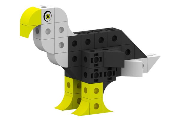 Águila Calva Cubics Aves 54 Pcs