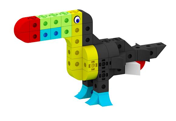 Tucán Cubics Aves 76 Pcs