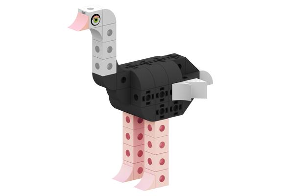 Avestruz Cubics Aves 66 pcs