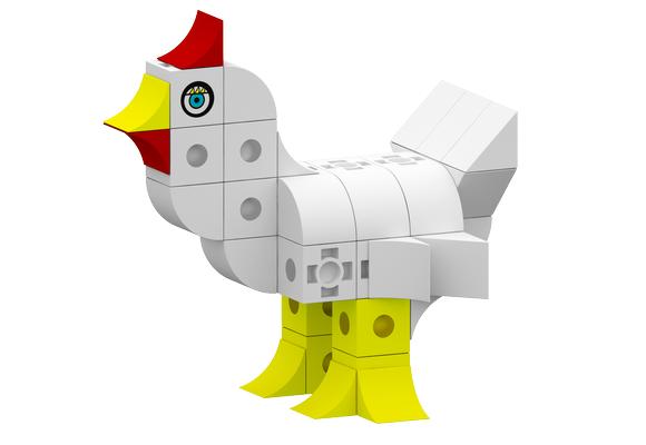 Gallina Cubics Granja 52 pcs