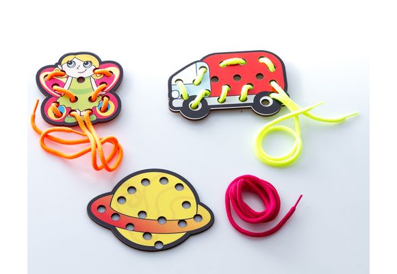 Ensartables con Cordones Pequeños