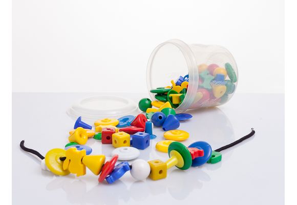 Ensartables Tarro 100 piezas