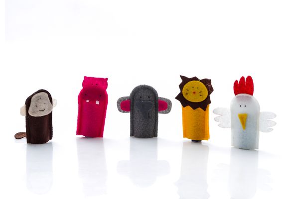 Títeres Dediles Animales set x 5