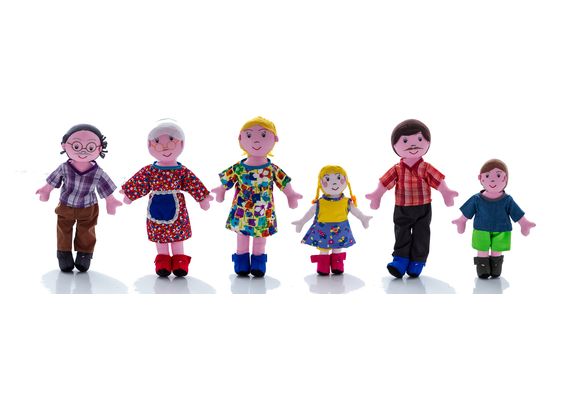 Muñecos de Trapo Familia