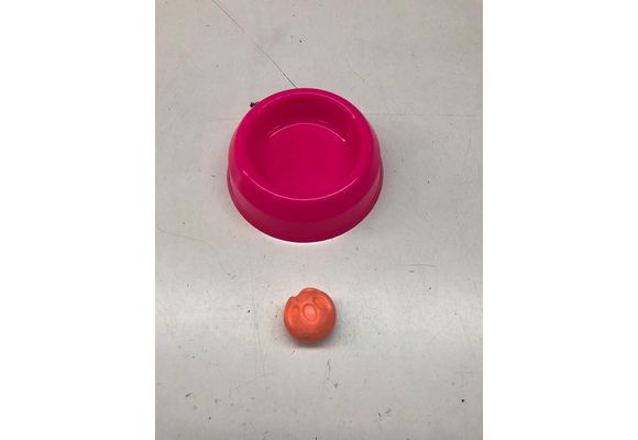 Kit Comedero Redondo Pequeño +  Pelota Mini