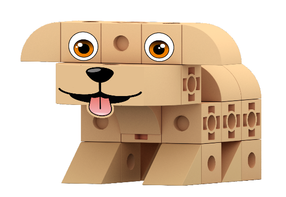 Golden Retriever (Colección perros Pet cubics)