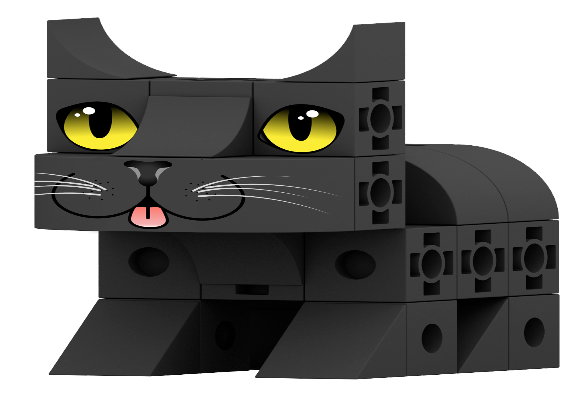 Gato Bombay (Colección gatos Pet cubics)