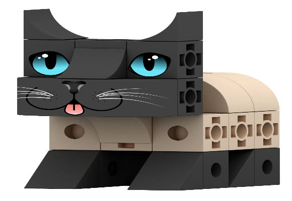 Gato Siamés (Colección gatos Pet cubics)