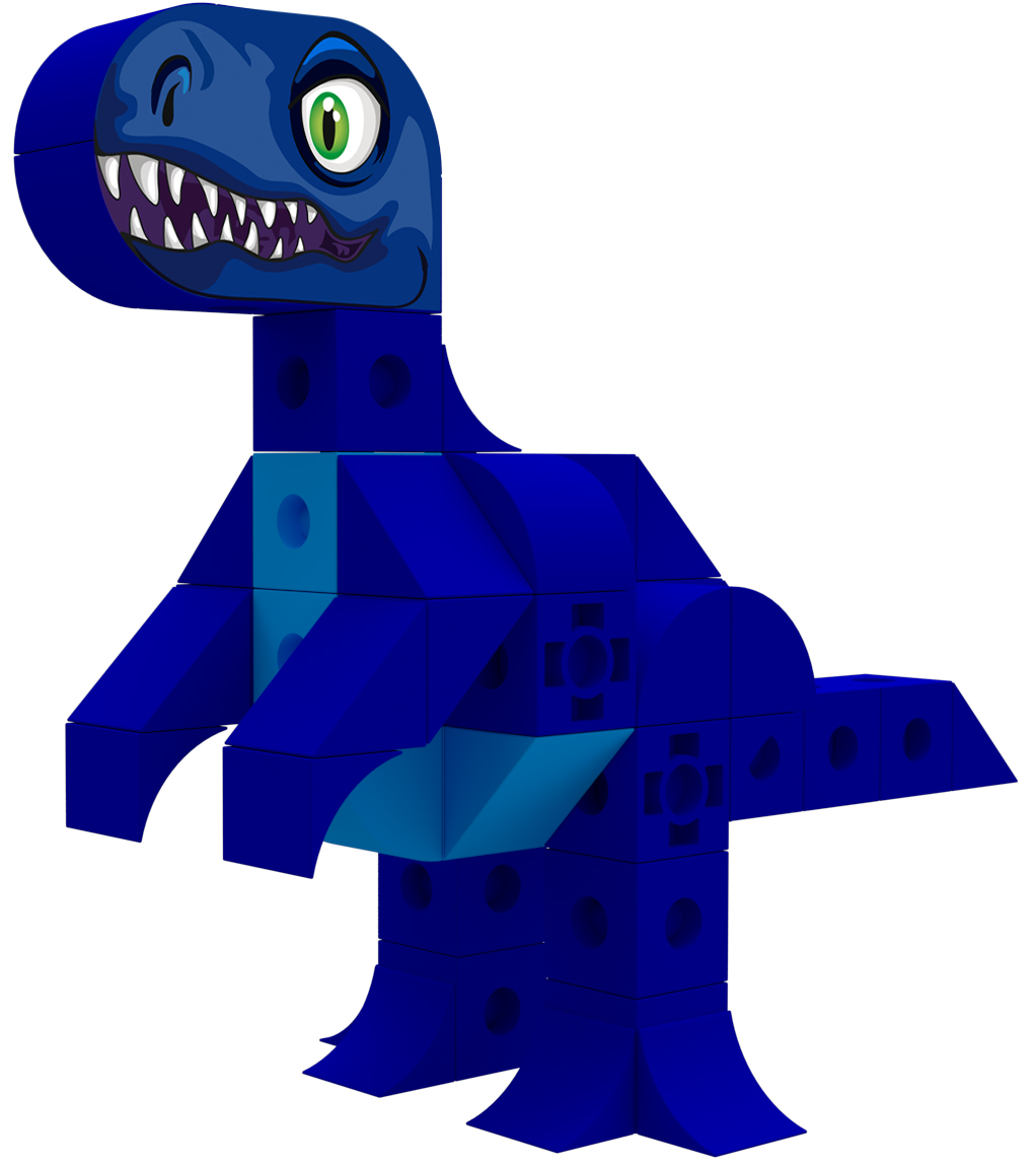 DinoCubics: Velociraptor