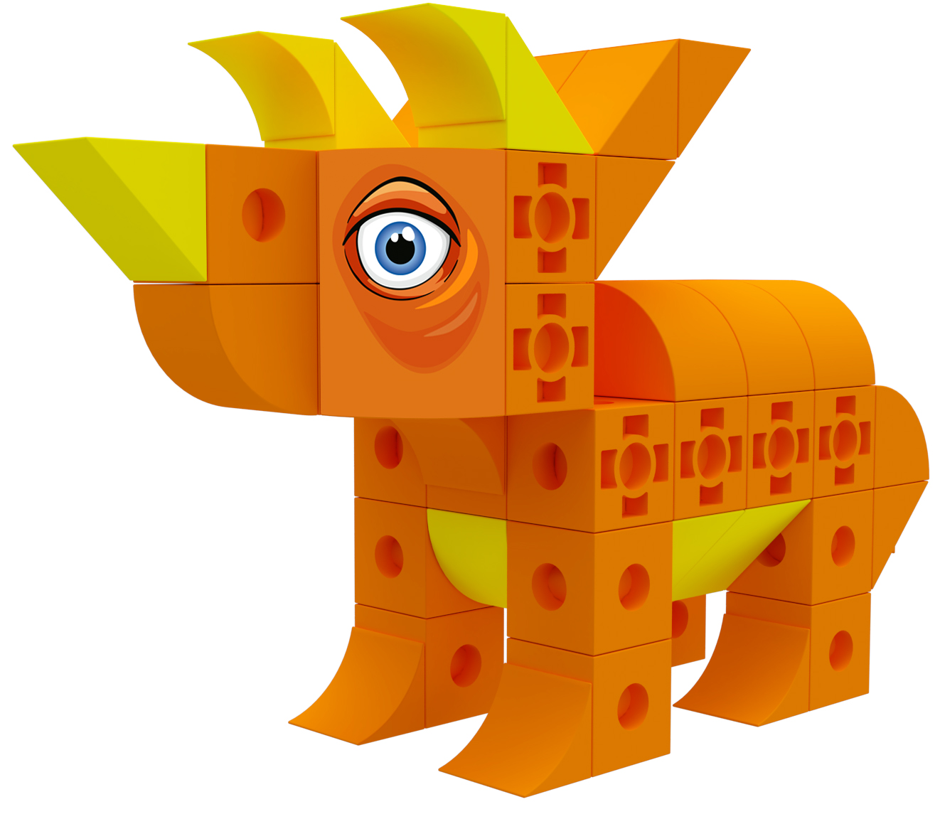 DinoCubics: Triceratops