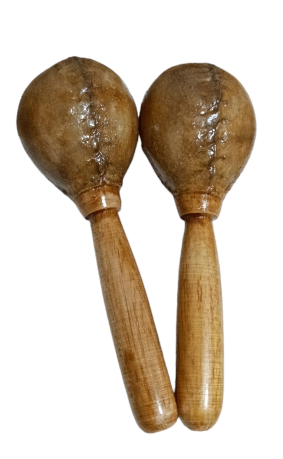Maracas en cuero pequeñas